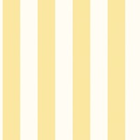 Just Kitchens Awning Stripe Wallpaper Yellow White Galerie G45400