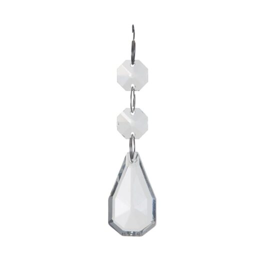 Madonna Easy Fit Antique Brass Spare Clear Crystal set F