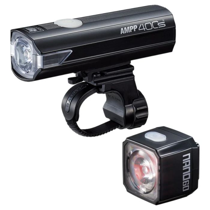 Cateye AMPP 400S / Nano 60 Light Set