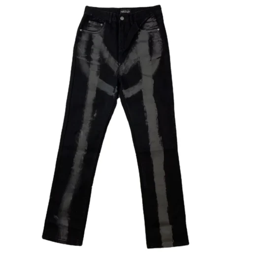 DENIMGUYS Men's Denim Pants Jeans Custom Tattered Messy Splash Paint Men High Street Hip Hop Jeans