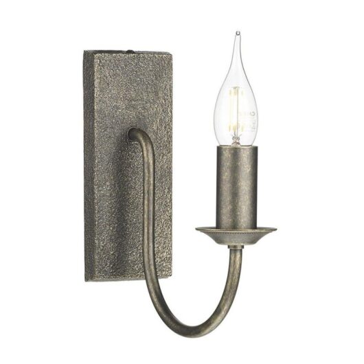 David Hunt Lighting HER0763 Herriot 1 Light Wall Light In Bronze, Fitting Only