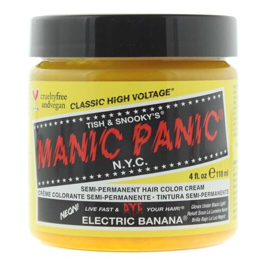 Manic Panic Classic High Voltage Electric Banana Semi-permanent Hair Colour Crea
