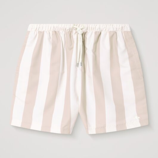 Men's Stazonia Swim Short Off White - L