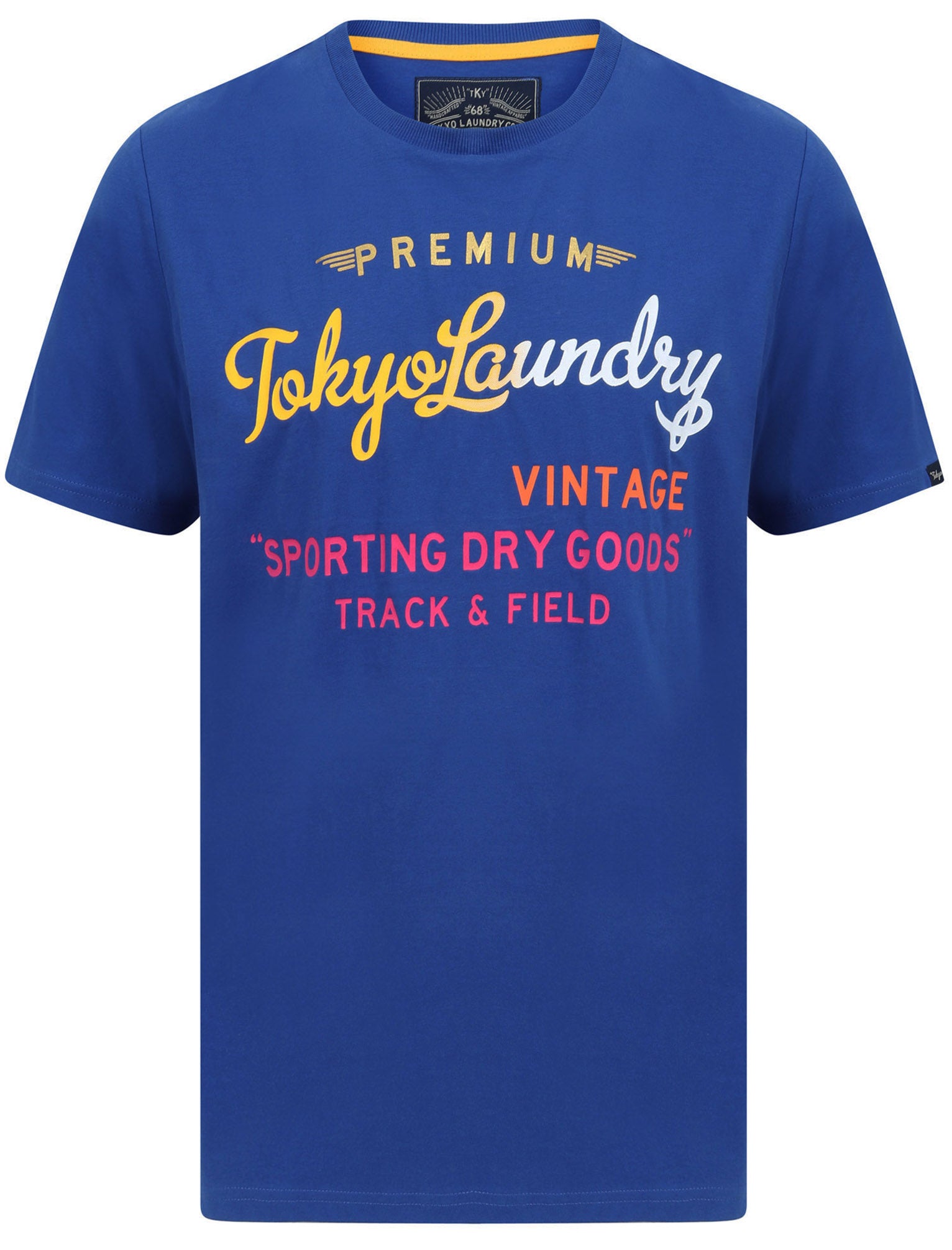 T-Shirts Candyshop Ombre Motif Cotton Jersey T-Shirt In Sea Surf Blue / S - Tokyo Laundry