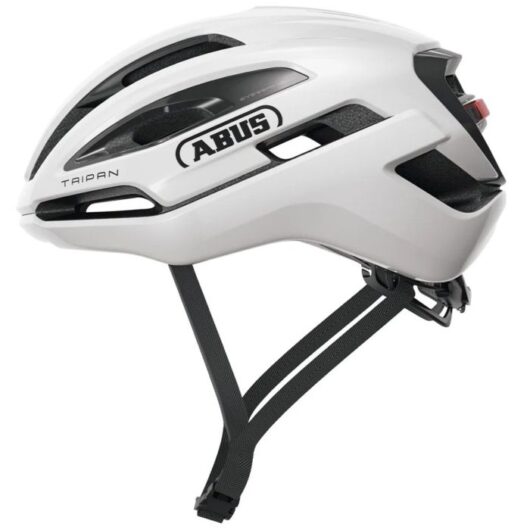 ABUS Taipan LED Helmet - Shiny White, M (54-58cm)