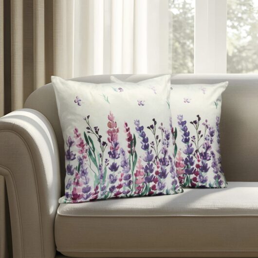 Damart Pack of 2 Floral Cushion Covers