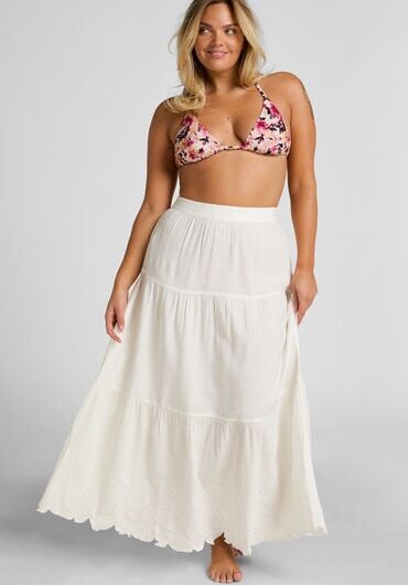 Hunkemöller Embroiderd Skirt White