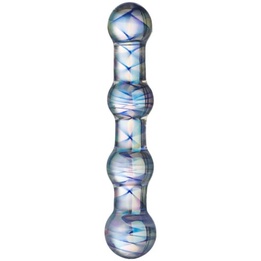 Sinful Swirl Glass Dildo 17 cm - Mixed colours