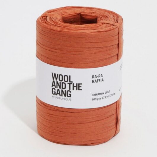 Wool and the Gang Ra-Ra Raffia Yarn Cinnamon Dust